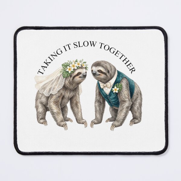 Item preview, Sloth Wedding Couple designed and sold by Roy & Tiffany.