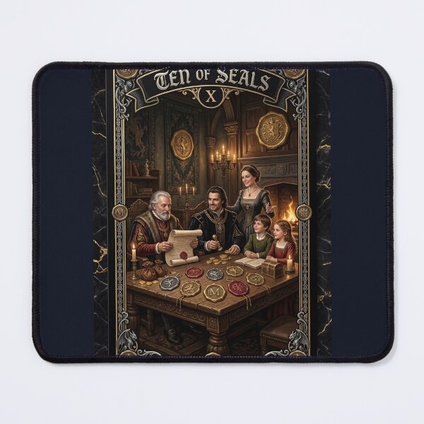 Item preview, ten of seals - tarot card designed and sold by Studio77-Gothic.