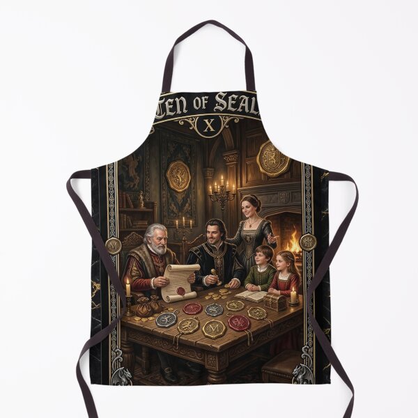 Item preview, ten of seals - tarot card designed and sold by Studio77-Gothic.