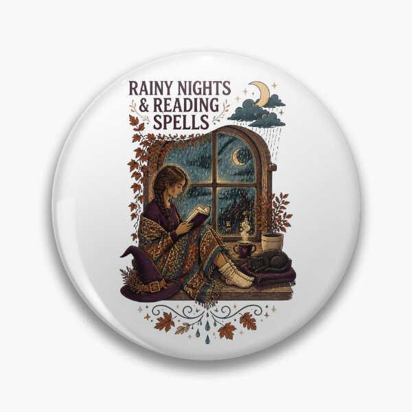 Item preview, Rainy Nights & Reading Spells Cozy Fall Vibe designed and sold by Sovereign Supply Co..