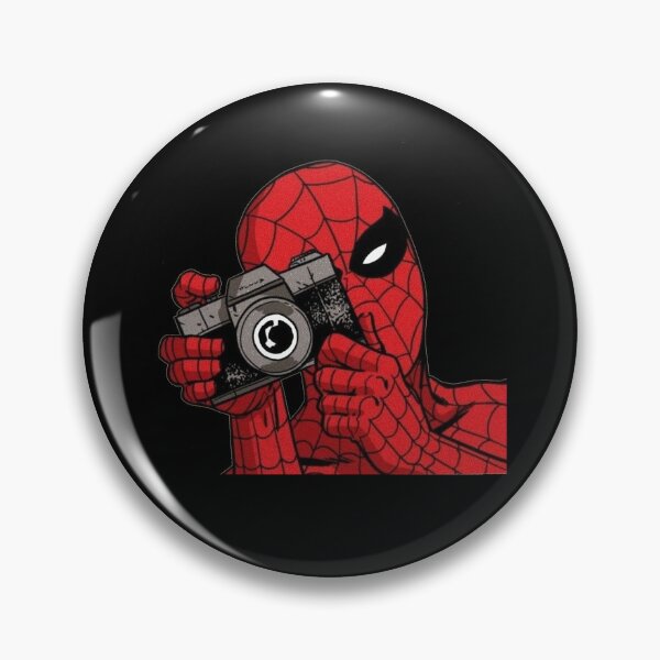 Item preview, Masked Web Hero Photographer Retro Comic Camera Street Art designed and sold by Cheliasbix.
