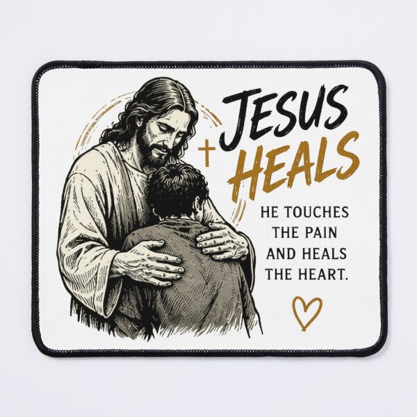 Item preview, Jesus Heals designed and sold by yunamaliskova.