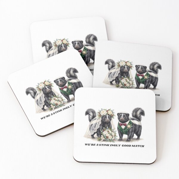 Item preview, Skunk Wedding Couple designed and sold by Roy & Tiffany.