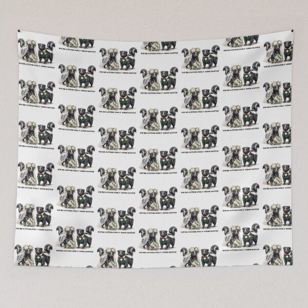 Item preview, Skunk Wedding Couple designed and sold by Roy & Tiffany.