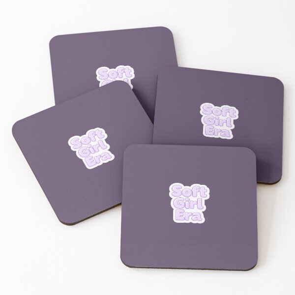 Item preview, Soft Girl Era Sticker | Feminine Soft Girl Aesthetic | Pastel Lavender Quote Sticker designed and sold by PawsAndpetalstudio.