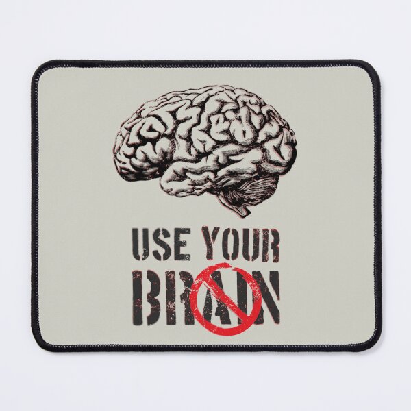 Item preview, STOP AI - Use your brain designed and sold by Frank J. Art.