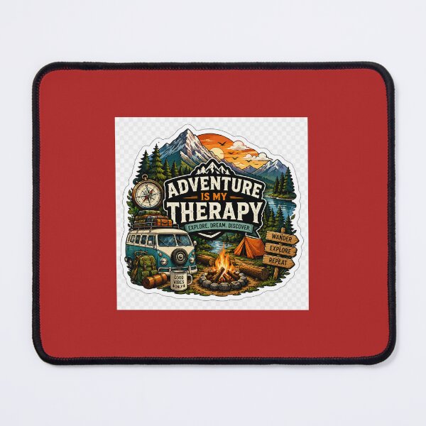 Item preview, Adventure Is My Therapy designed and sold by Dream Design Store.