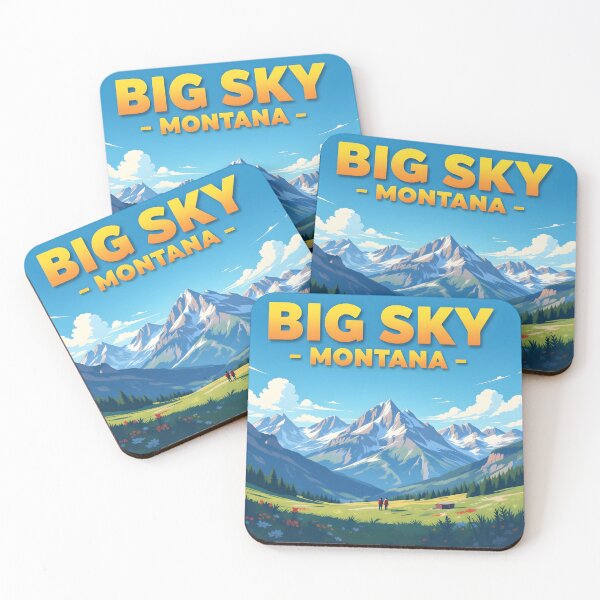 Item preview, Big Sky, Montana, USA - Travel Destinations designed and sold by LSVart.