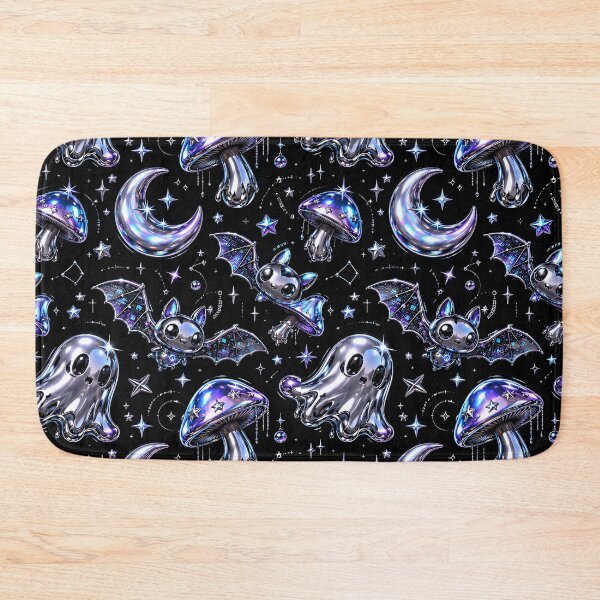 Item preview, Y3K Holographic Chrome Space Ghost Pattern designed and sold by Thai Vibe Studio.