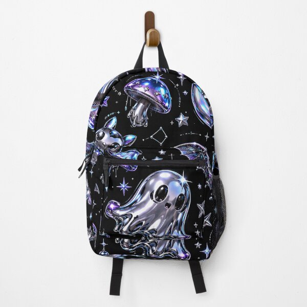 Item preview, Y3K Holographic Chrome Space Ghost Pattern designed and sold by Thai Vibe Studio.