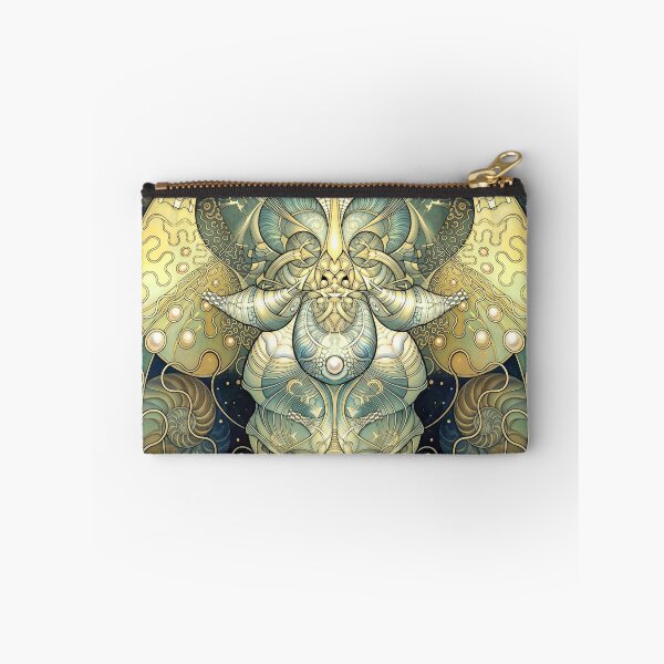 Item preview, Abstract Green Fractal with Nautilus and Pearls designed and sold by Frackxion.