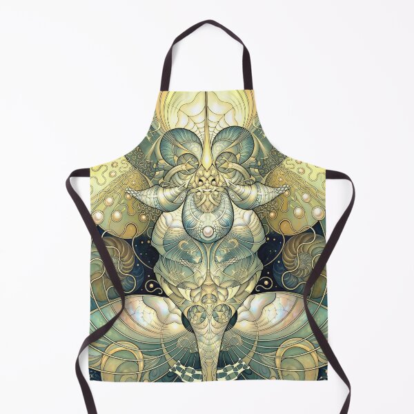 Item preview, Abstract Green Fractal with Nautilus and Pearls designed and sold by Frackxion.