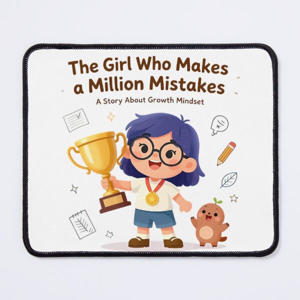 Item preview, The Girl Who Makes Mistakes – Growth Mindset designed and sold by HoMya.