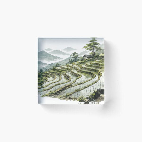 Item preview, Mountain Harvest / Japanese Minimalism Collection designed and sold by ValentynaTyshenkoArt.