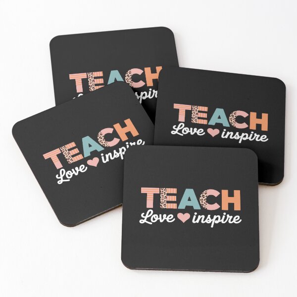 Item preview, Teach Love Inspire Teacher Educator School Professional designed and sold by Doodleoub.