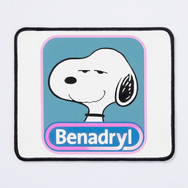 Item preview, Funny Snoopy Benadryl Parody M ⭐⭐⭐⭐⭐ designed and sold by maradel.