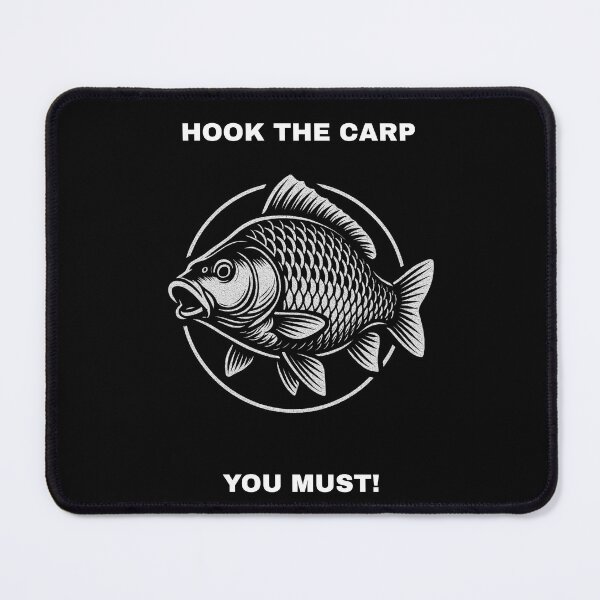 Item preview, Hook The Carp You Must - Funny Galactic Fishing Quote designed and sold by GeekAnglerStore.