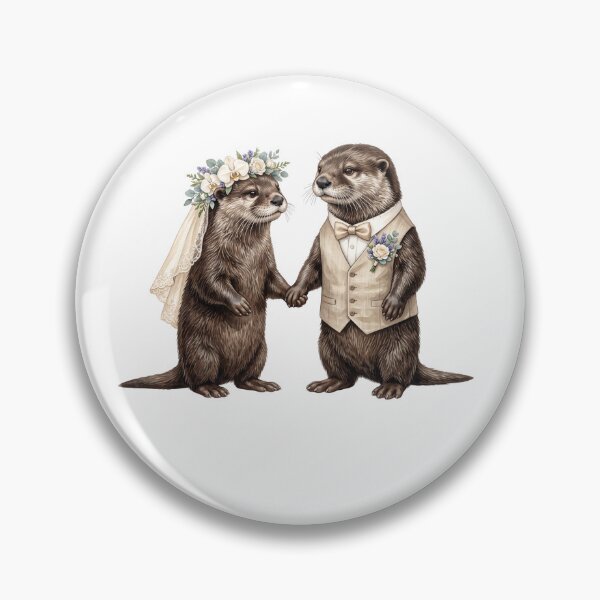 Item preview, Otters Holding Hands designed and sold by Tiffany Roy.