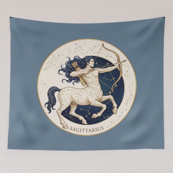 Item preview, Sagittarius Archer Centaur Zodiac Celestial Art PNG designed and sold by MythicMood.