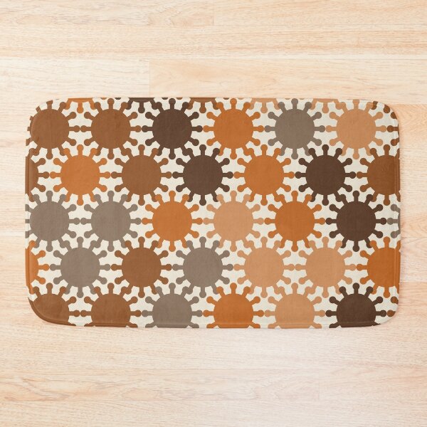 Item preview, Retro Spike Virus Seamless Pattern 001 designed and sold by TexSta.