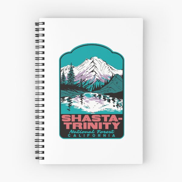 Item preview, Heart Lake Mount Shasta National Forest Retro Travel Art designed and sold by HalpinDesign.