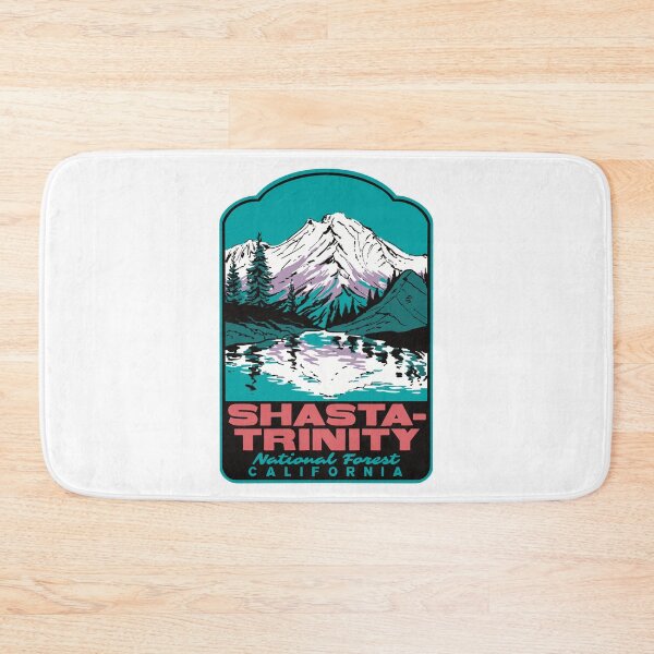 Item preview, Heart Lake Mount Shasta National Forest Retro Travel Art designed and sold by HalpinDesign.