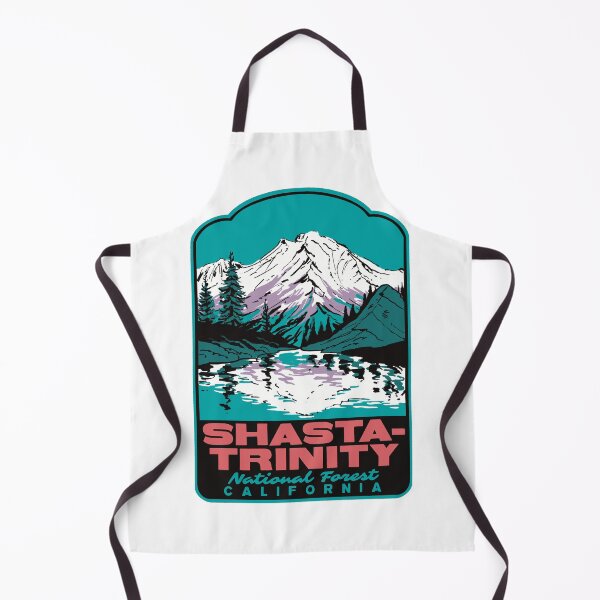 Item preview, Heart Lake Mount Shasta National Forest Retro Travel Art designed and sold by HalpinDesign.
