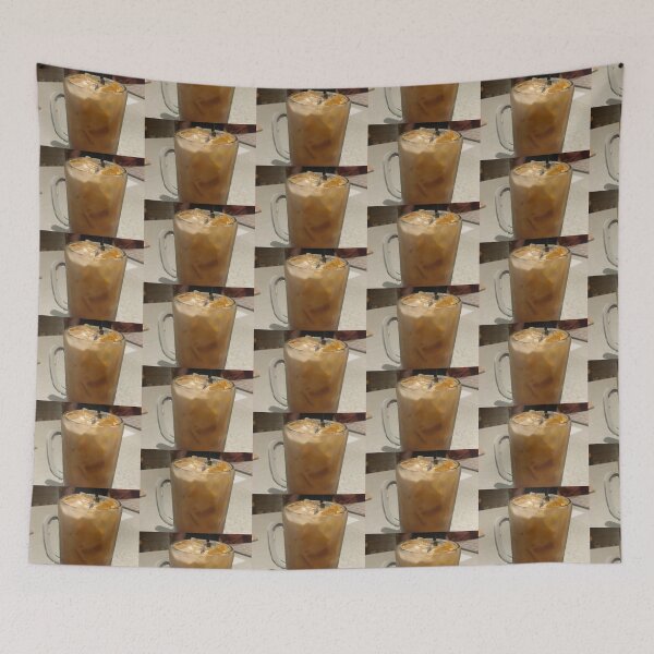 Item preview, Iced Thai Tea in Glass Mug Art Print designed and sold by KaleChub.