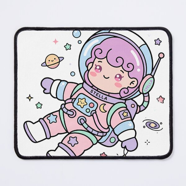 Item preview, Cute Stella the Kawaii Astronaut Girl designed and sold by fuhadislam.