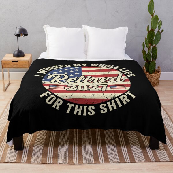 Item preview, I Worked My Whole Life Retired 2027 For This Shirt Retirement American Patriot Future Retiree designed and sold by Doodleoub.