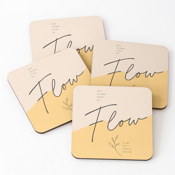 Item preview, Flow Quote Print, Trust the Timing Art, Minimalist Inspirational Poster, Self Growth Decor, Neutral Affirmation Print designed and sold by Studio pod Burom.