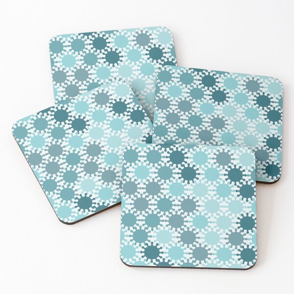 Item preview, Retro Spike Virus Seamless Pattern 003 designed and sold by TexSta.