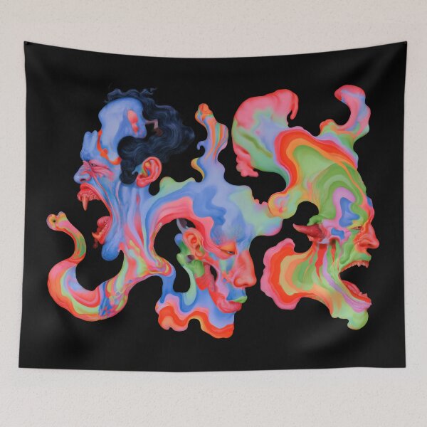 Item preview, Surreal art celebrating diversity and individuality designed and sold by folskullyz.