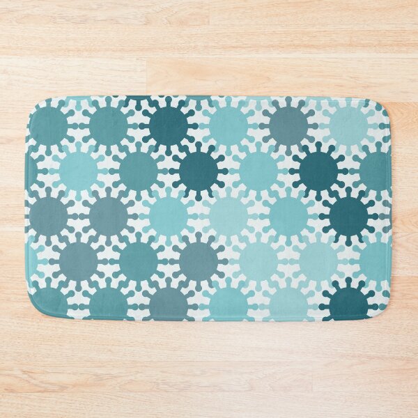 Item preview, Retro Spike Virus Seamless Pattern 003 designed and sold by TexSta.