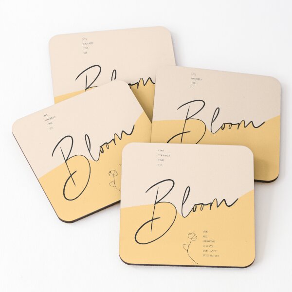 Item preview, Bloom Quote Print, Self Growth Art, Minimalist Motivational Poster, Inspirational Typography Decor, Healing Gift designed and sold by Studio pod Burom.