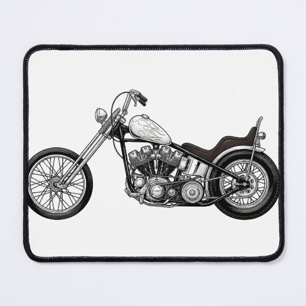 Item preview, Vintage Old School Chopper Motorcycle designed and sold by Aktarstore.