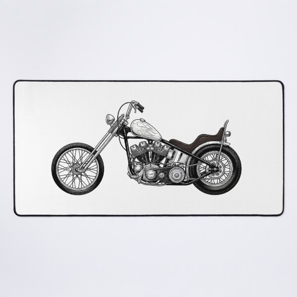 Item preview, Vintage Old School Chopper Motorcycle designed and sold by Aktarstore.