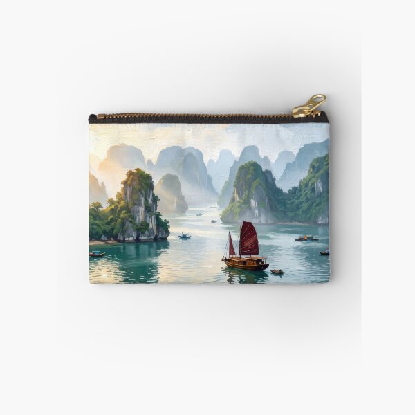 Item preview, Ha Long Bay at Dawn designed and sold by RedPeaStudio.