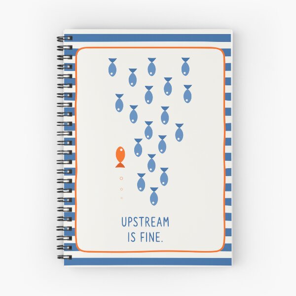 Item preview, Motivational Fish Art, Minimalist Inspirational Print designed and sold by Studio pod Burom.