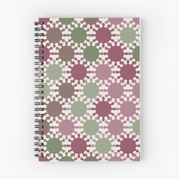 Item preview, Retro Spike Virus Seamless Pattern 004 designed and sold by TexSta.