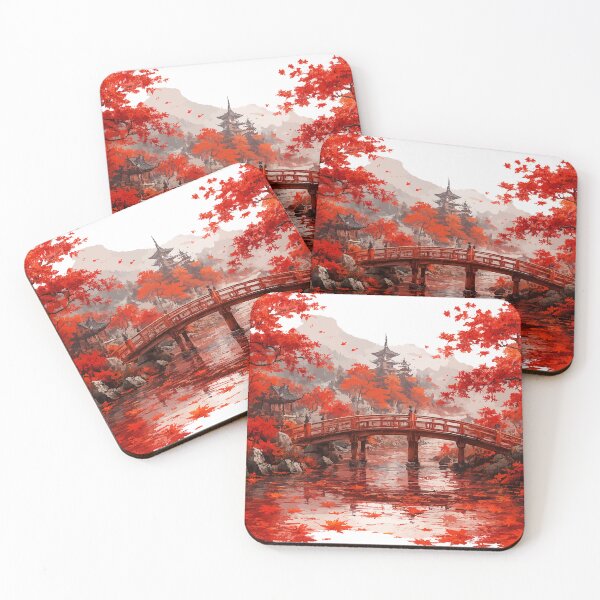 Item preview, Autumn Reflections / Japanese Minimalism Collection designed and sold by ValentynaTyshenkoArt.