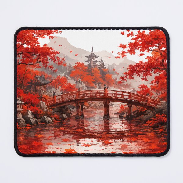 Item preview, Autumn Reflections / Japanese Minimalism Collection designed and sold by ValentynaTyshenkoArt.