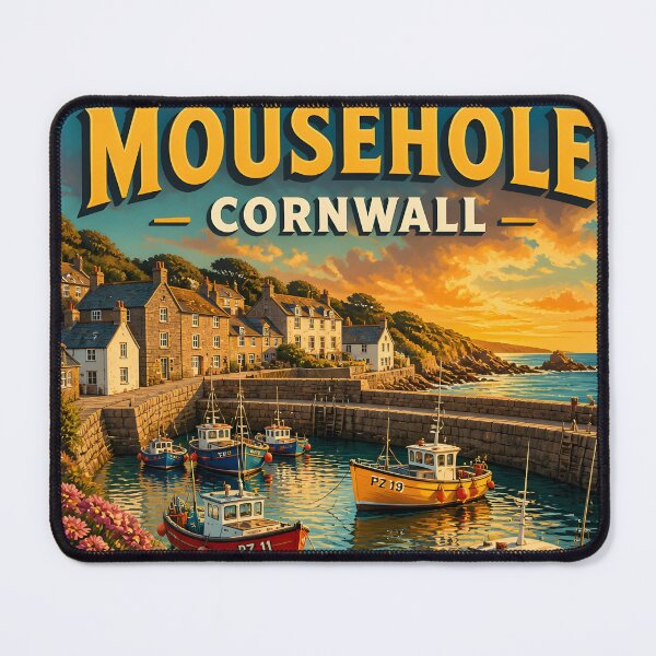 Item preview, Mousehole, Cornwall - Scenic Travel Destinations designed and sold by LSVart.