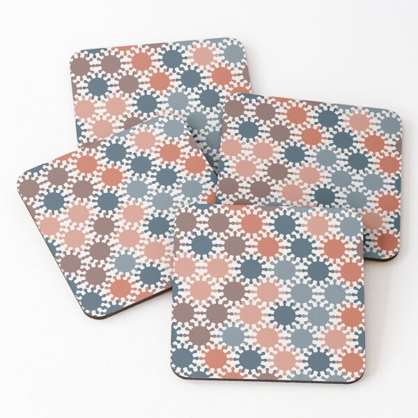 Item preview, Retro Spike Virus Seamless Pattern 005 designed and sold by TexSta.
