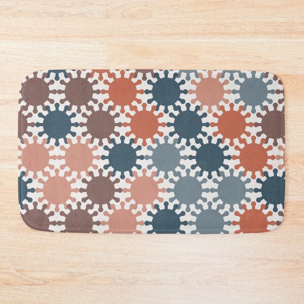Item preview, Retro Spike Virus Seamless Pattern 005 designed and sold by TexSta.