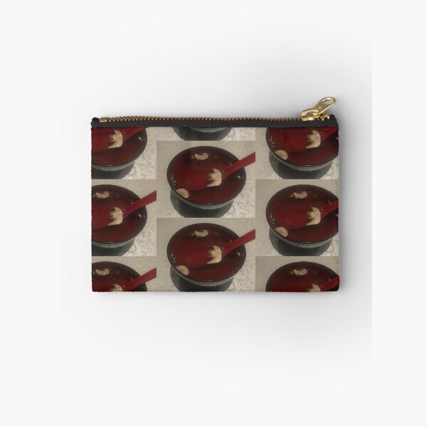 Item preview, Japanese Clear Soup with Mushrooms Art Print designed and sold by KaleChub.