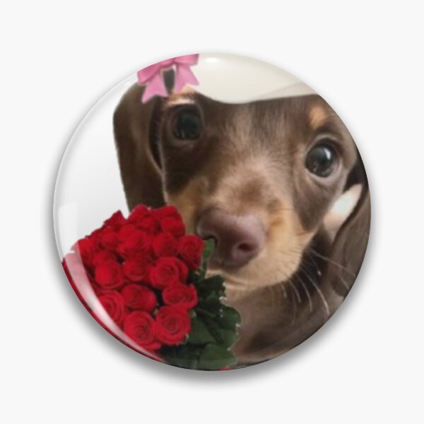 Item preview, Flirty Cowboy Puppy with Roses designed and sold by cezzarie.
