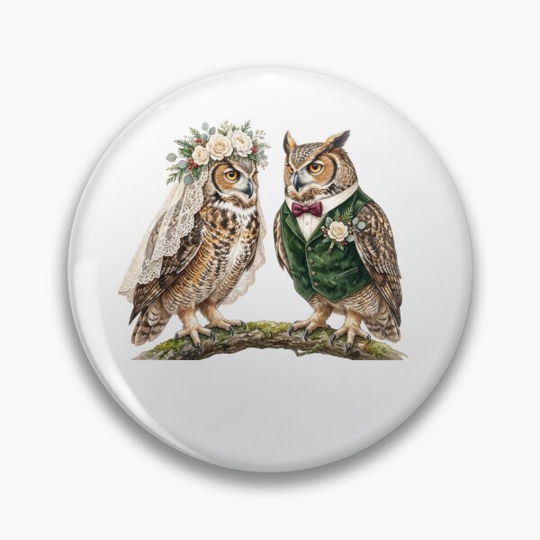 Item preview, Horned Owl Wedding designed and sold by Roy & Tiffany.