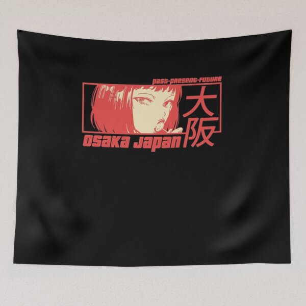 Item preview, Osaka Japan Retro Japanese Girl Vintage Anime Style Streetwear Art designed and sold by Lilbahlil.
