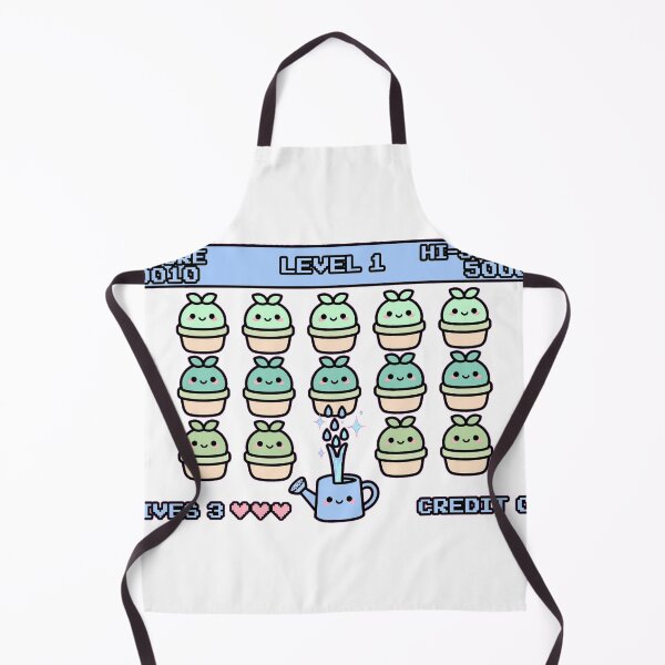 Item preview, Kawaii Plant Invasion Arcade - Cute Potted Plants vs Watering Can - Retro Gaming designed and sold by Petringo.